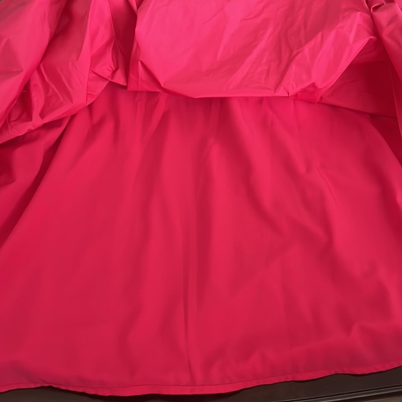 Antonio Melani.x Jennifer Sumko Rachel Shirred Taffeta A-Line Capelet Midi Dress - Picture 7 of 11